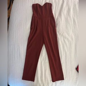 Express strapless jumpsuit